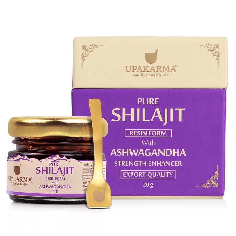 Upakrma Pure Shilajit Resin Form With Ashwagandha 20 g